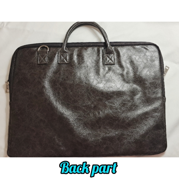 ELLE FRANCE LAPTOP COMPUTER CARRYING BAG BROWN 17 INCH - Picture 6 of 8